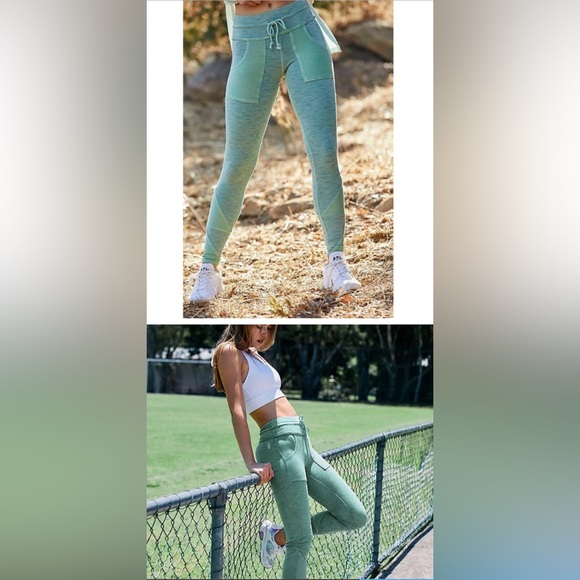 NOT FOR SALE 
2 Pair Lot, NWOT Free People movement Kyoto leggings - Picture 2 of 5